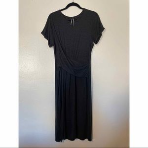 Anthropology Charcoal Grey Dress- M